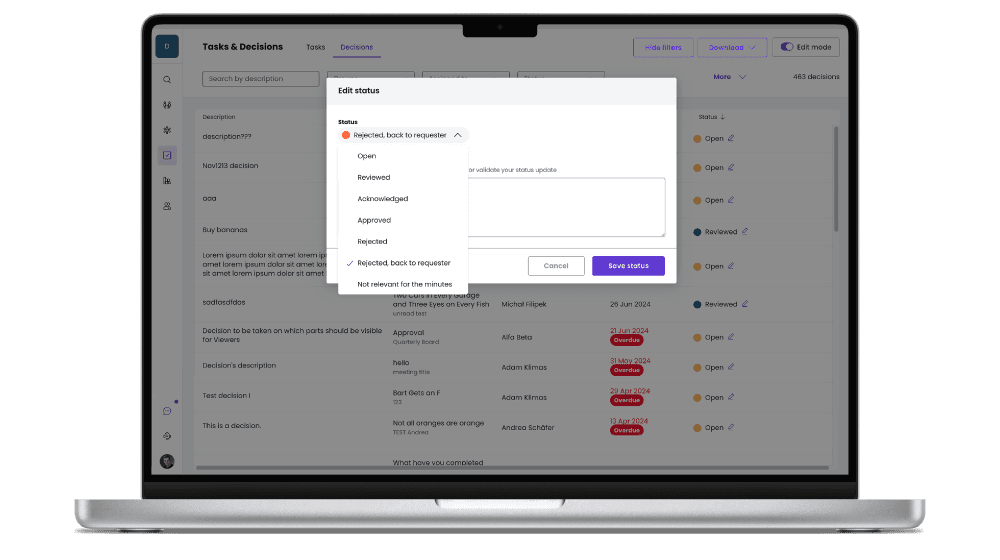 AI Meeting summaries